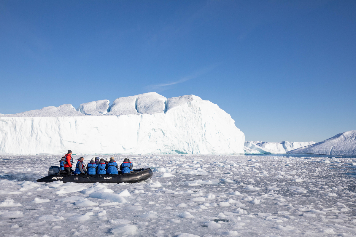 Zodiac Cruising At Ilulissat Greenland Michael Baynes