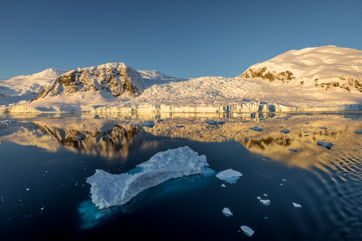 Neko Harbour At Sunset Antarctica Richard I'anson