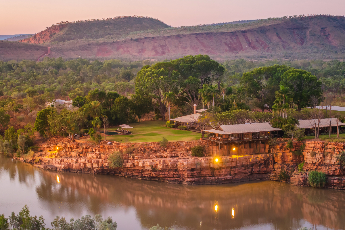 El Questro Homestead surrounded by the East Kimberley wilderness