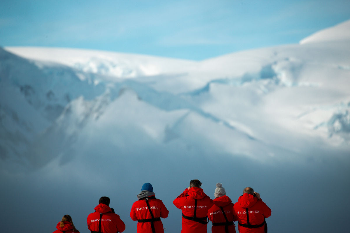 Silversea Landing In Antarctica