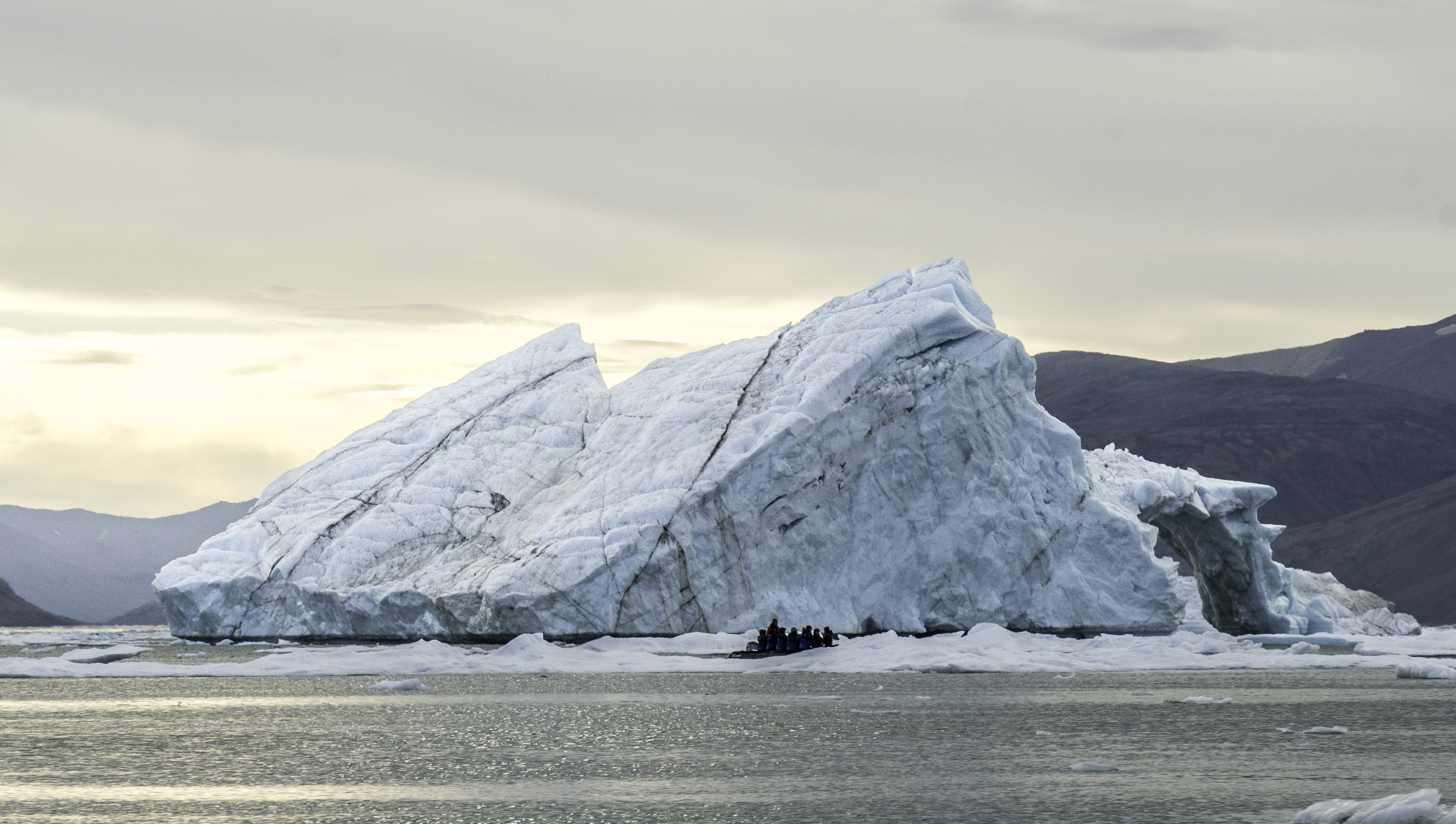 Greenland Zodiac tour Saunders Carmichael-Brown