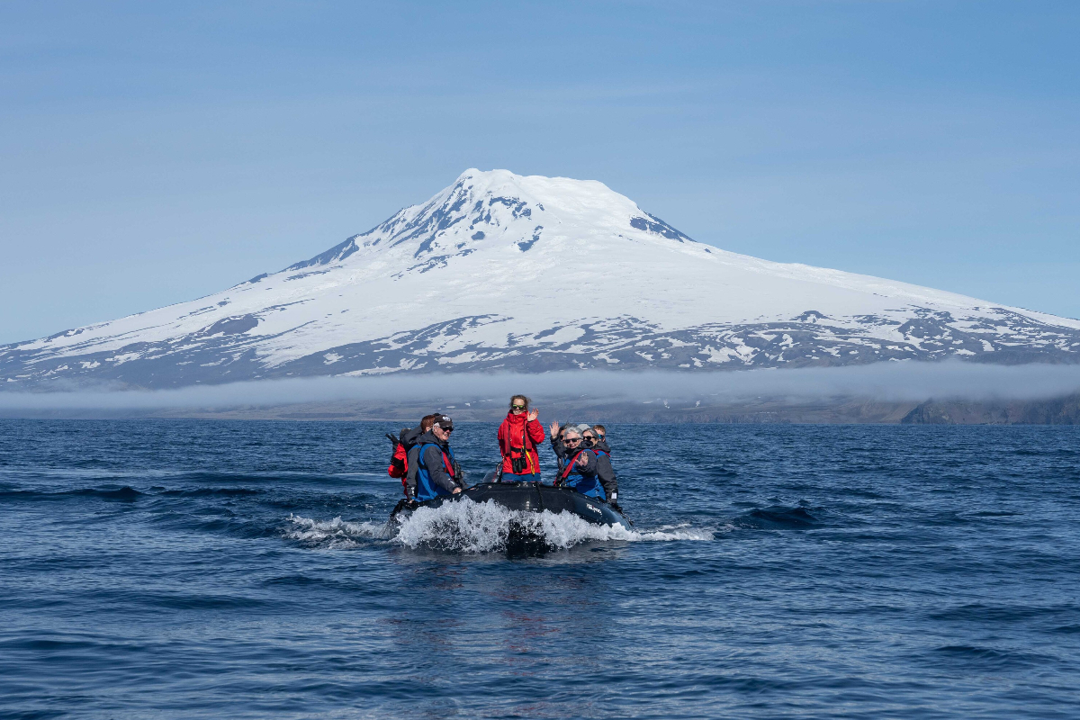 Zodiac Cruising Jan Mayen Fiona Wardle