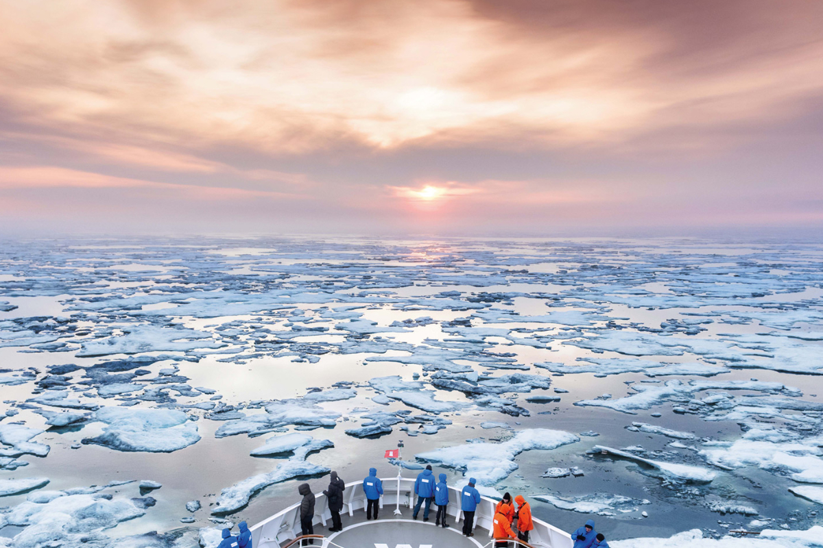 Sunset In The Arctic Hapag Lloyd