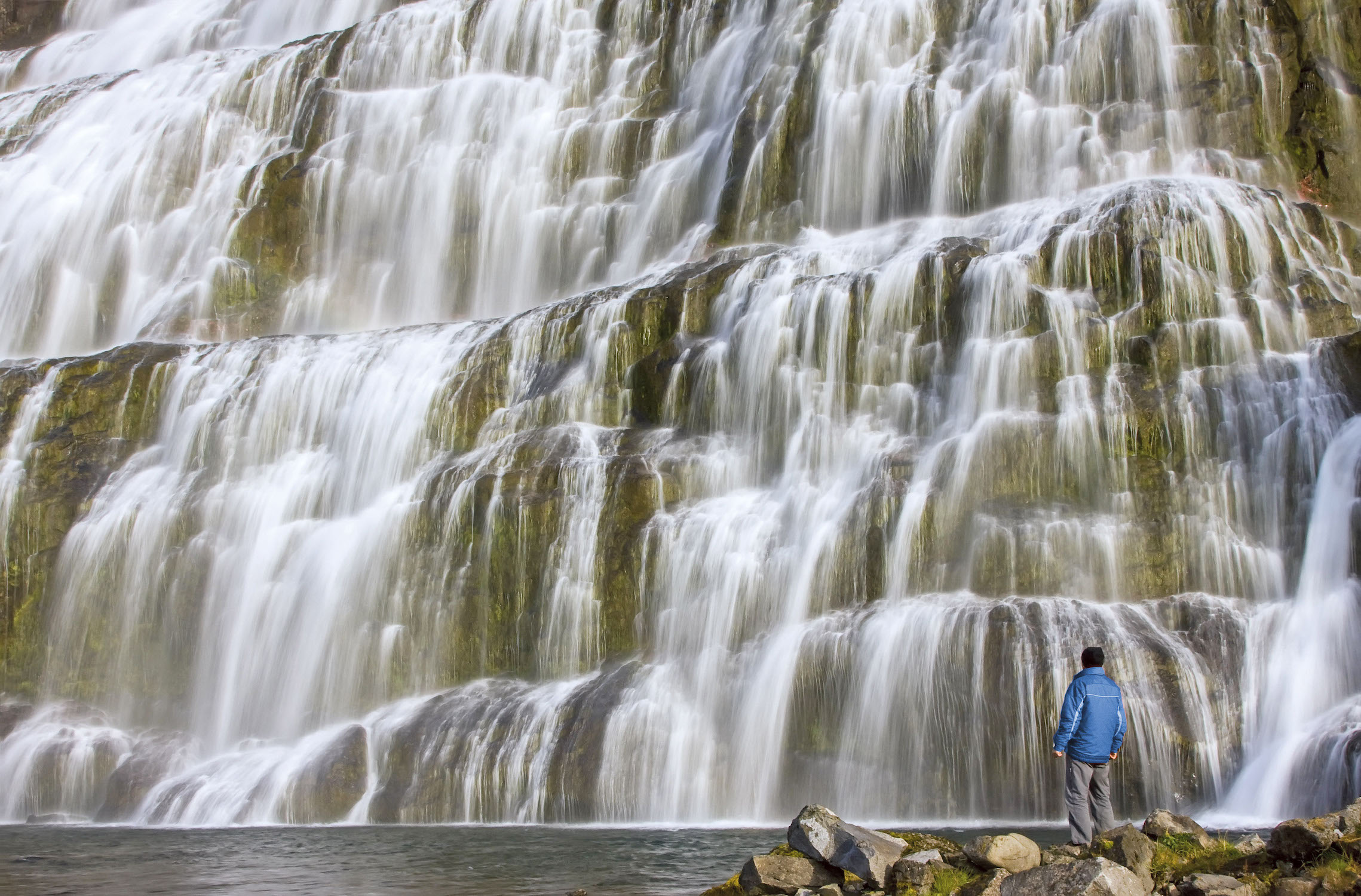 SE Iceland Dynjandi Waterfall 001
