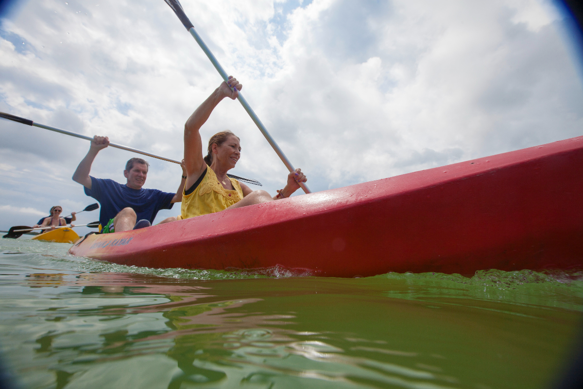 Ecuador Galapagos Kayak Travellers Teresa Peter