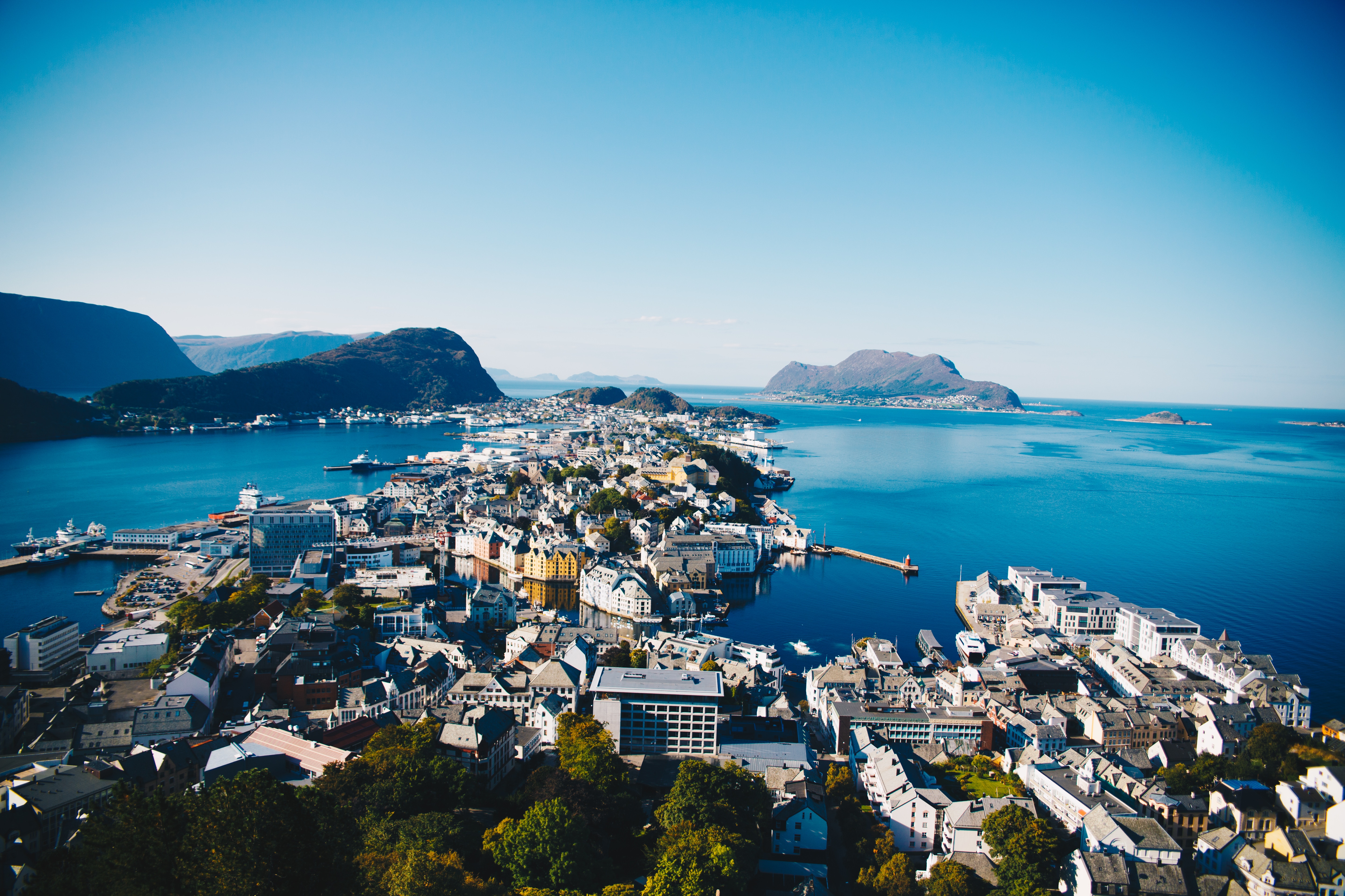 NOAES - Alesund - Aerial View of Alesund - Nicolai Berntsen
