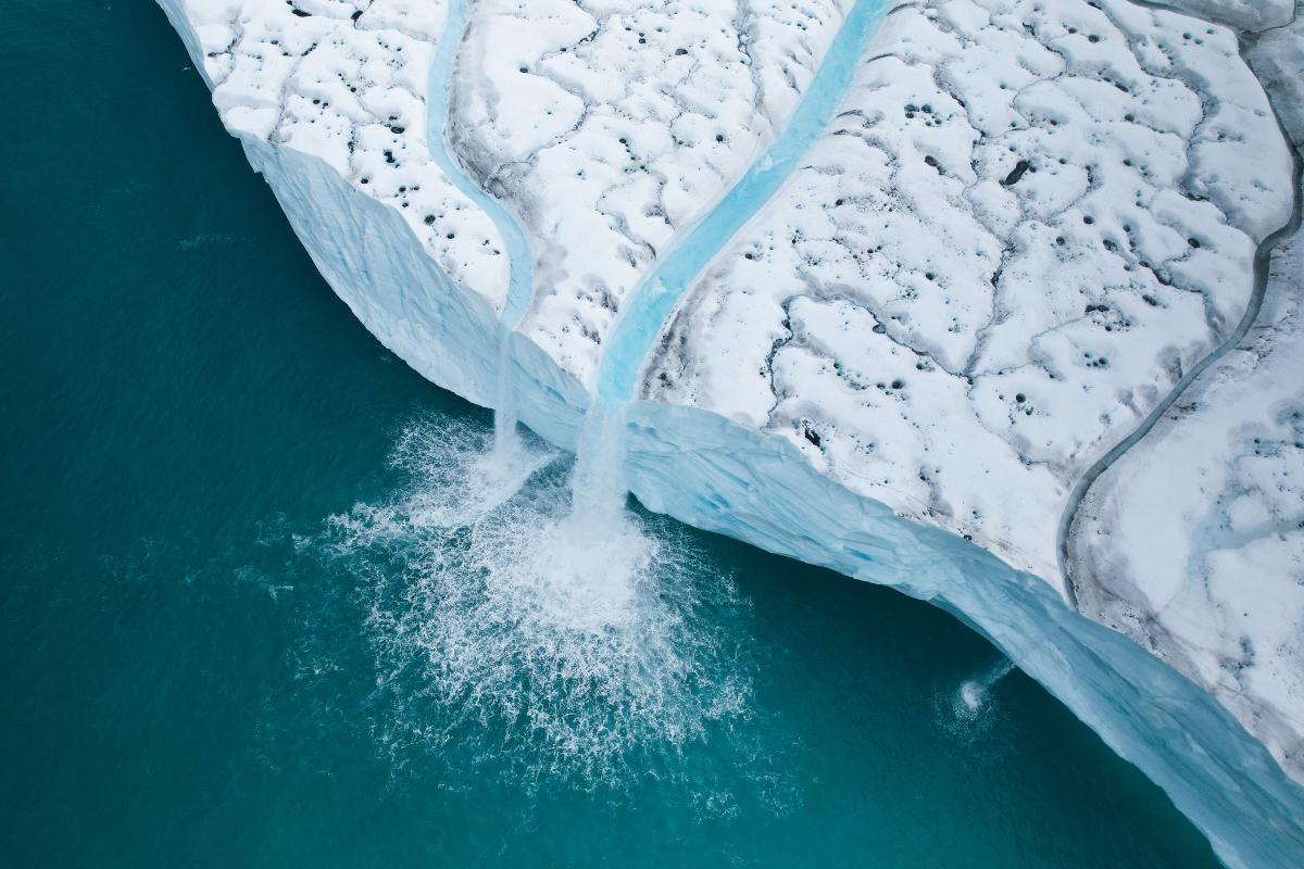Glacier Waterfall Swan Hellenic