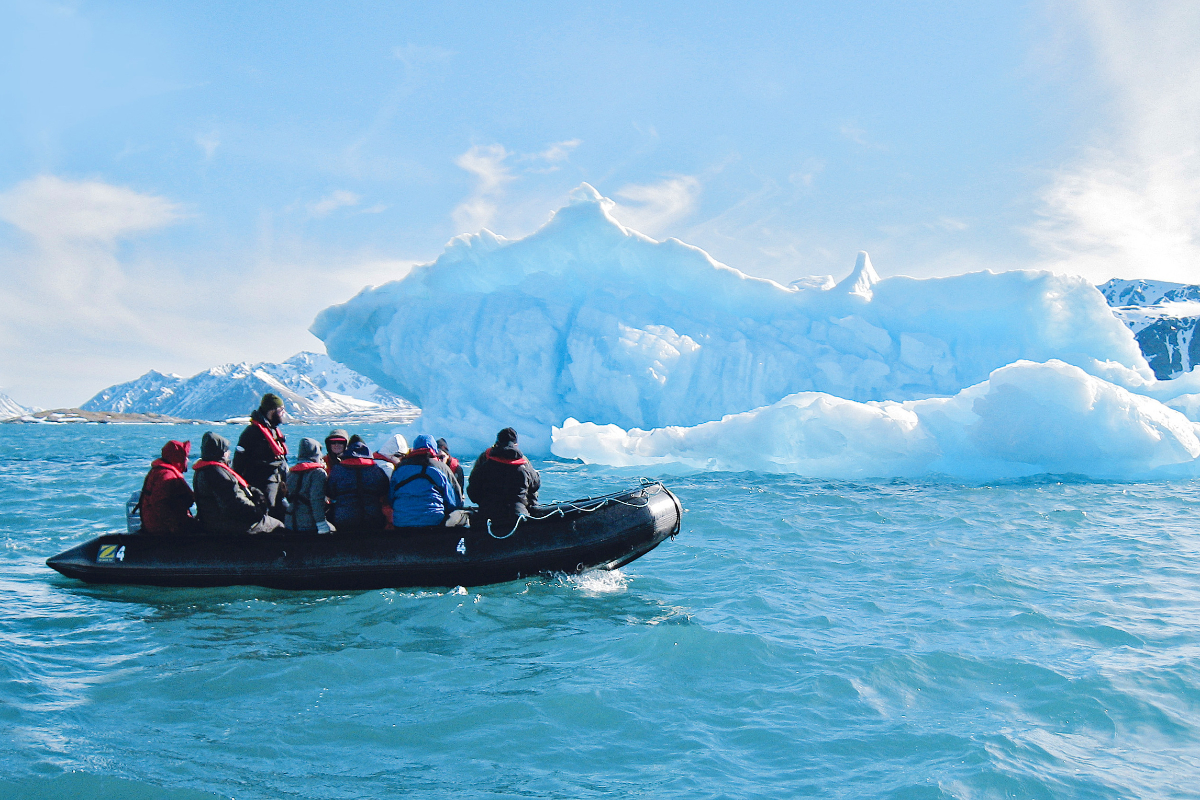 Zodiac Exploration In Svalbard