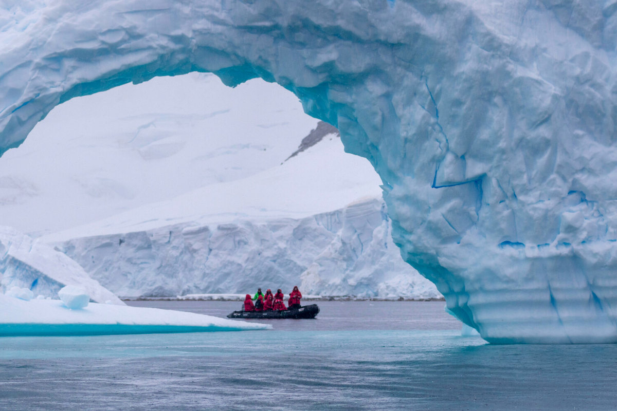 G Adventures Antarctica Cuverville Island Zodiac Cruise 4643