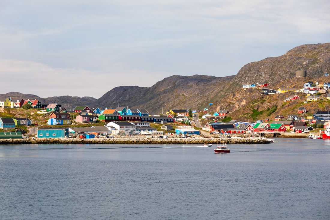 Qaqortoq in South Greenland
