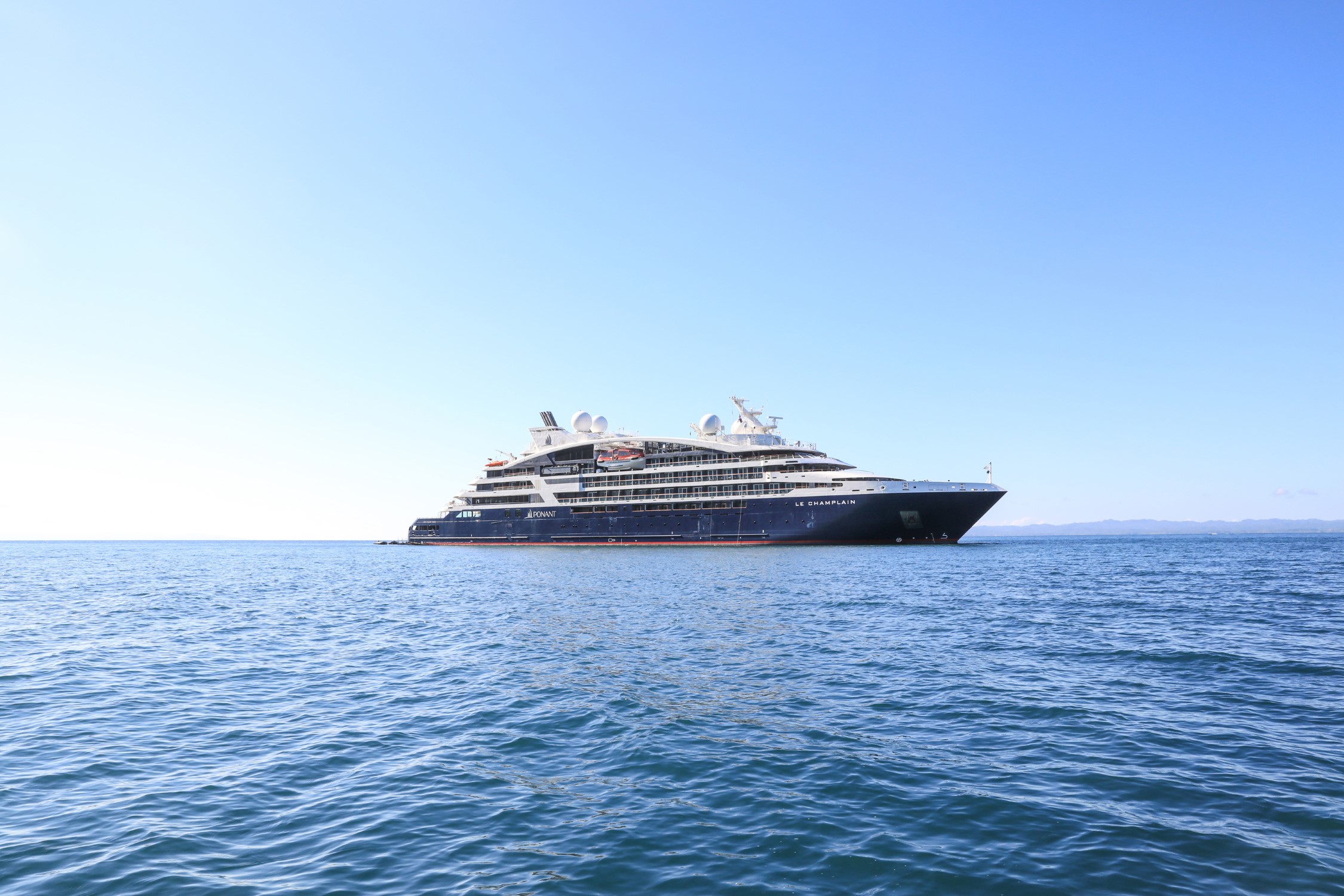 Ponant Le Champlain - Exterior, ©StudioPONANT, Credit. Margot Sib