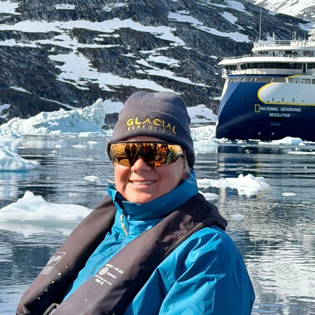 Erika Commisso, owner of Glacial Expeditions