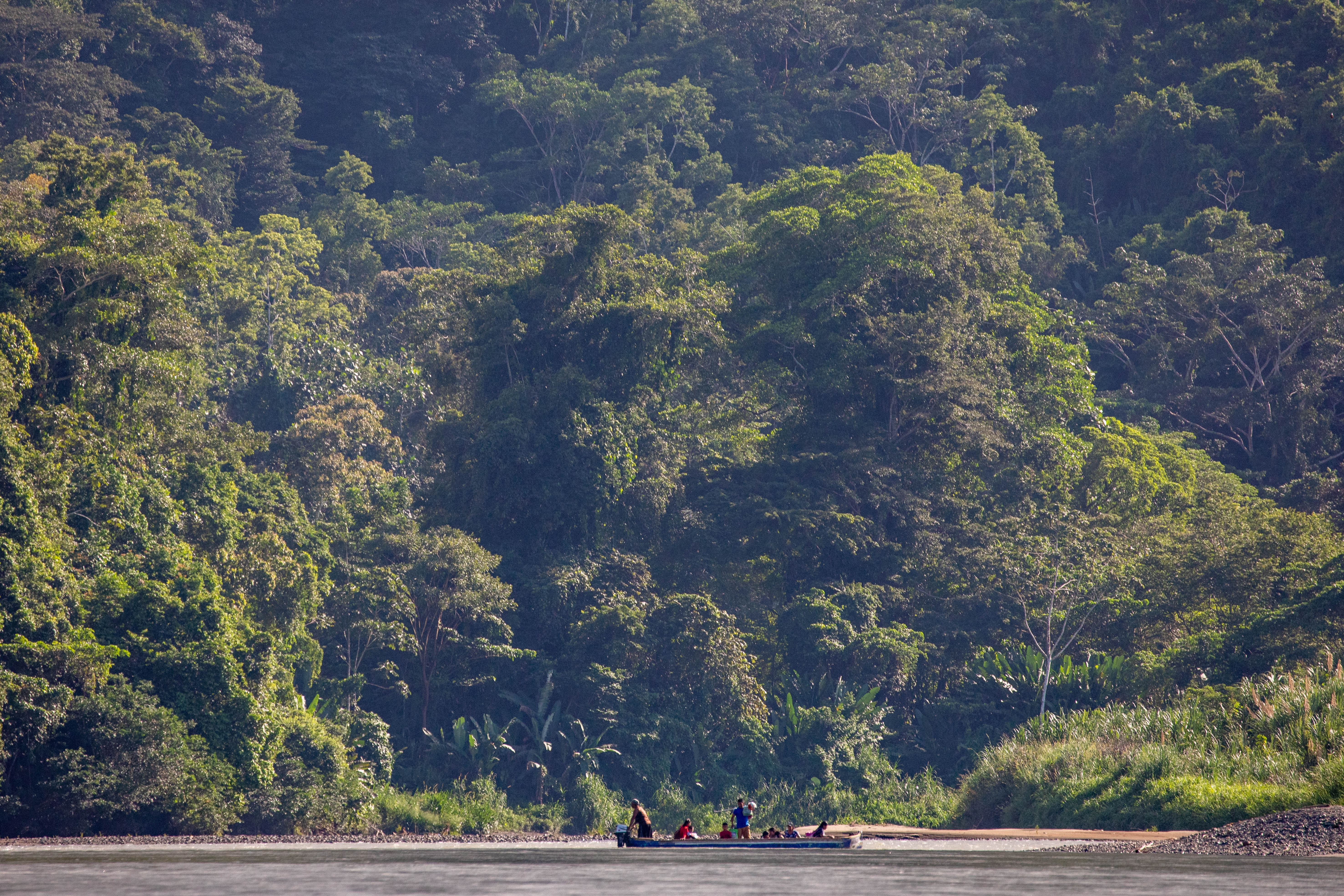 Costa Rica Landscape from the water