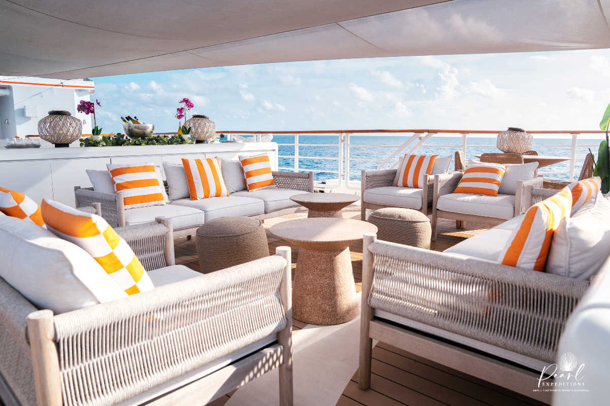 Horizon Grill and Lounge aboard Paspaley Pearl