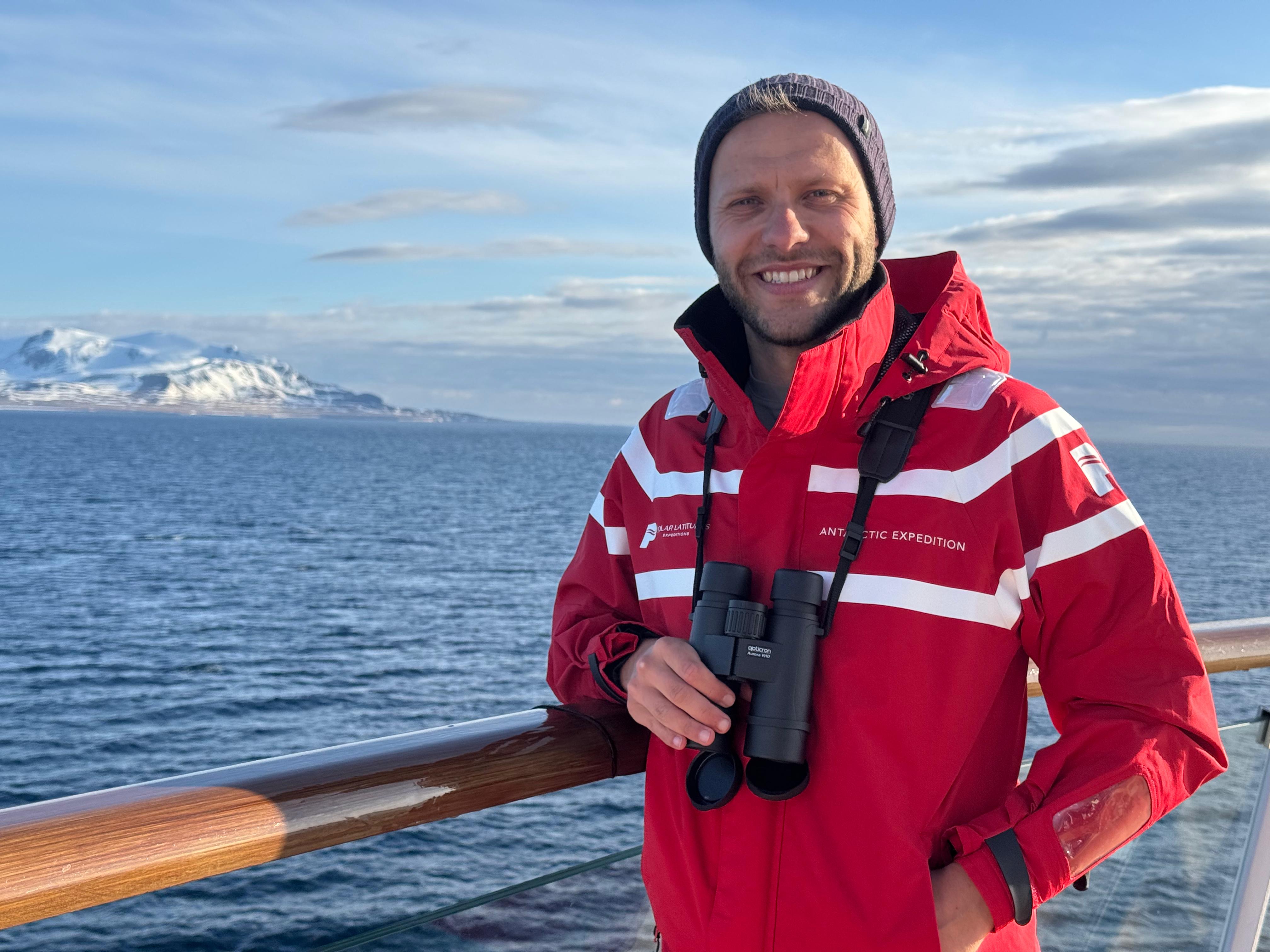 Billy Heaney in Svalbard