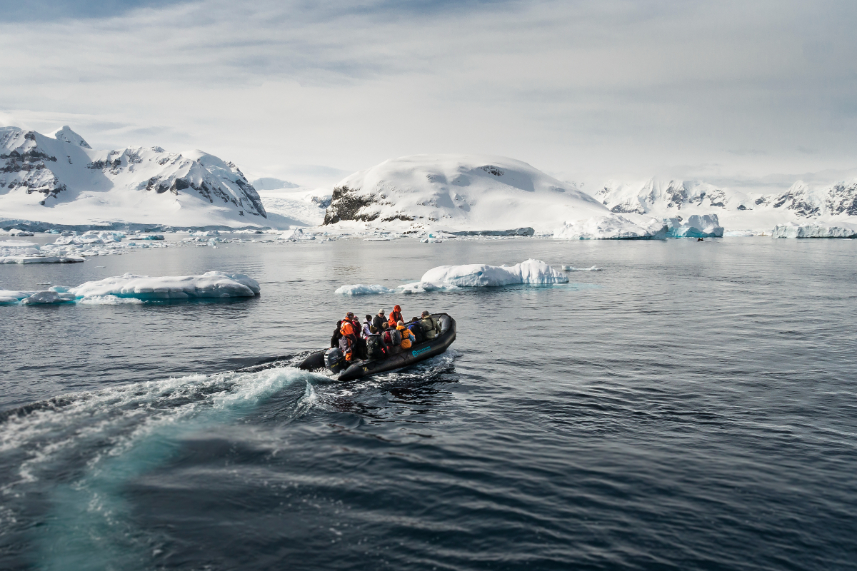 Antarctica Zodiac Exploration