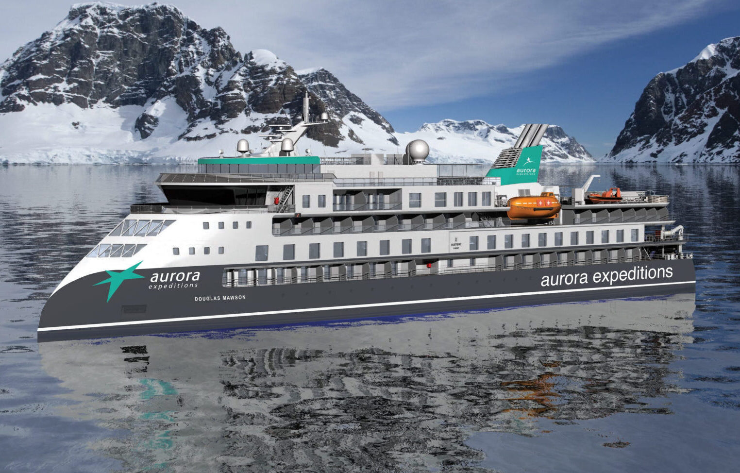 Aurora Expedition Douglas Mawson Exterior Rendering