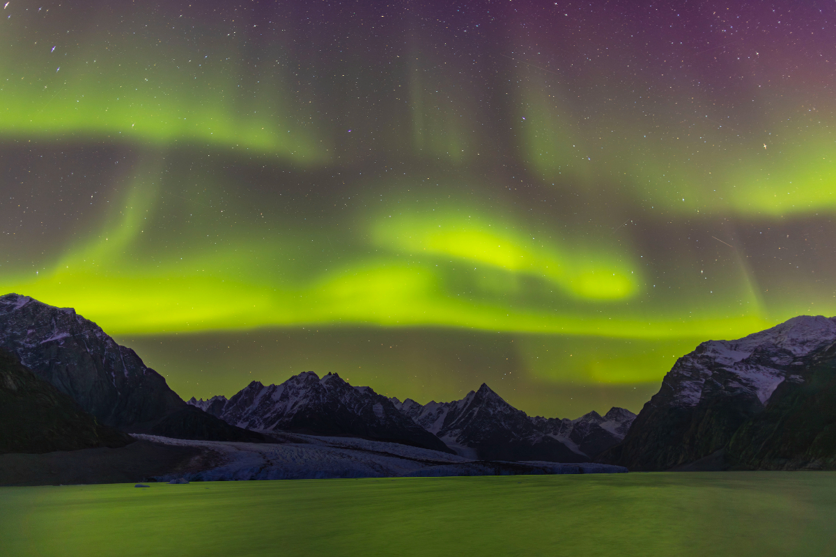Northern Lights (Aurora Borealis) Alpefjord Greenland Adrian Wlodarczyk